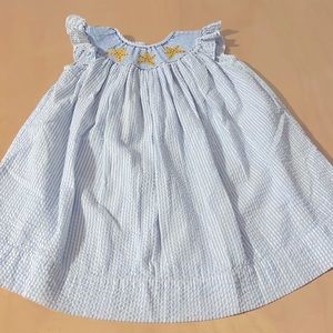 Royal Child smocked starfish dress, 12m